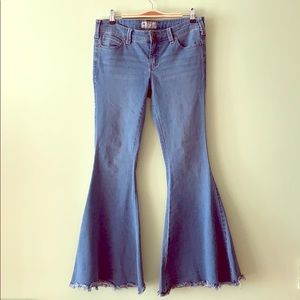 Free People Denim Super Flare
